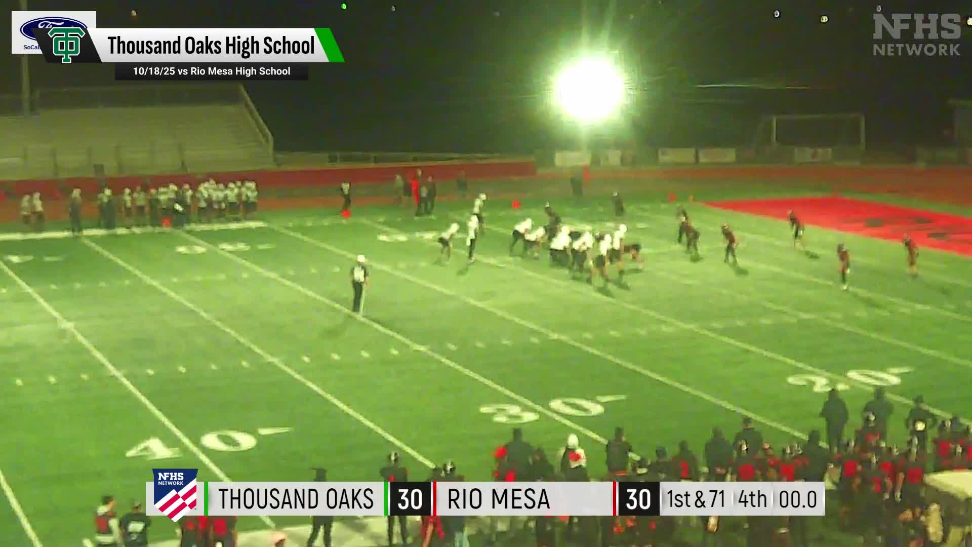 Football Recap: Thousand Oaks Takes a Tough Playoff Loss + How To Watch