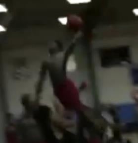 Video: Massachusetts guard's nasty dunk