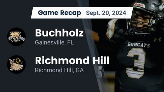Football Recap: Richmond Hill's Win on Friday Extends Winning Streak to Six