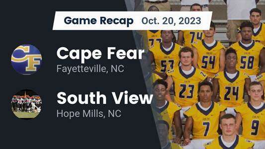 Cape Fear beats South View for their third straight win
