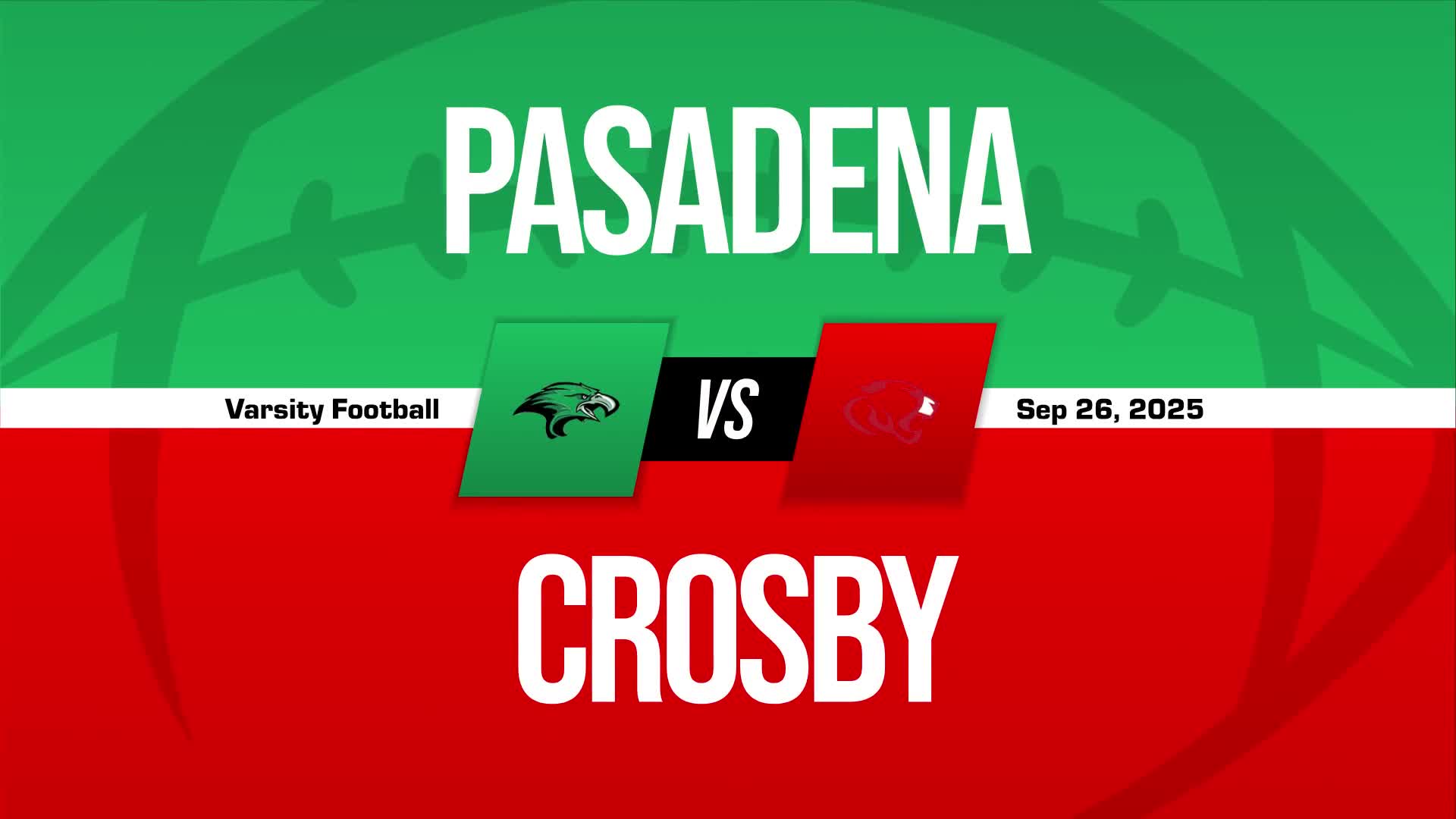 Football Game Preview: Pasadena Eagles vs. Porter Spartans + How To Watch
