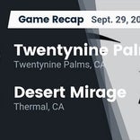 Desert Hot Springs beats Twentynine Palms for their third straight win
