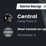 Football Game Recap: West Central co-op [Winchester-Bluffs] Cougars vs. Camp Point Central Panthers