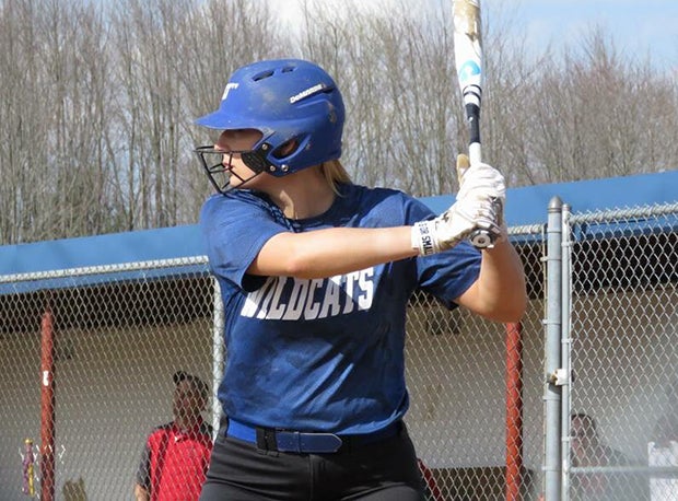 Williamsburg junior Carly Wagers has 13 HRs, 42 RBI and 25 runs through 14 games.