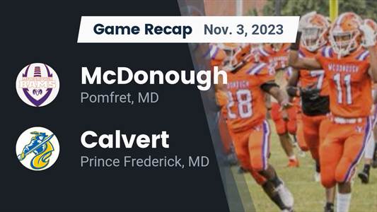 Calvert piles up the points against McDonough