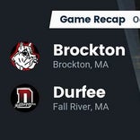 Brockton win going away against Durfee
