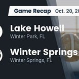 Football Game Recap: Lake Howell Silver Hawks vs. Winter Springs Bears