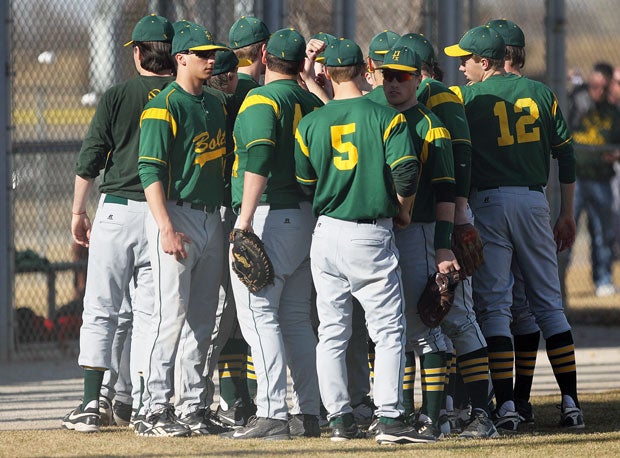 Pius X, shown here last season, once again pulled off a Class B title in Nebraska.