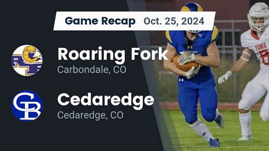 Football Recap: Cedaredge Skates Past Olathe with Ease