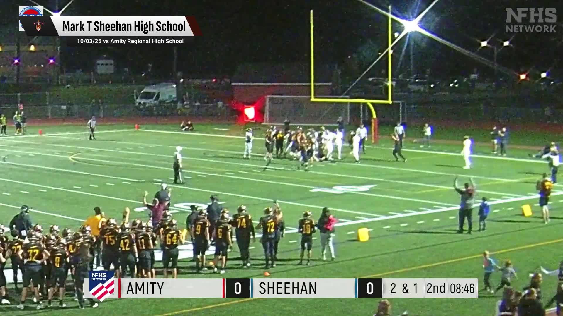 Football Recap: Sheehan Skates Past Harding with Ease