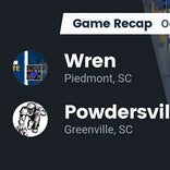 Football Game Recap: Powdersville Patriots vs. Wren Hurricanes