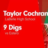 Taylor Cochran Game Report: vs Estero