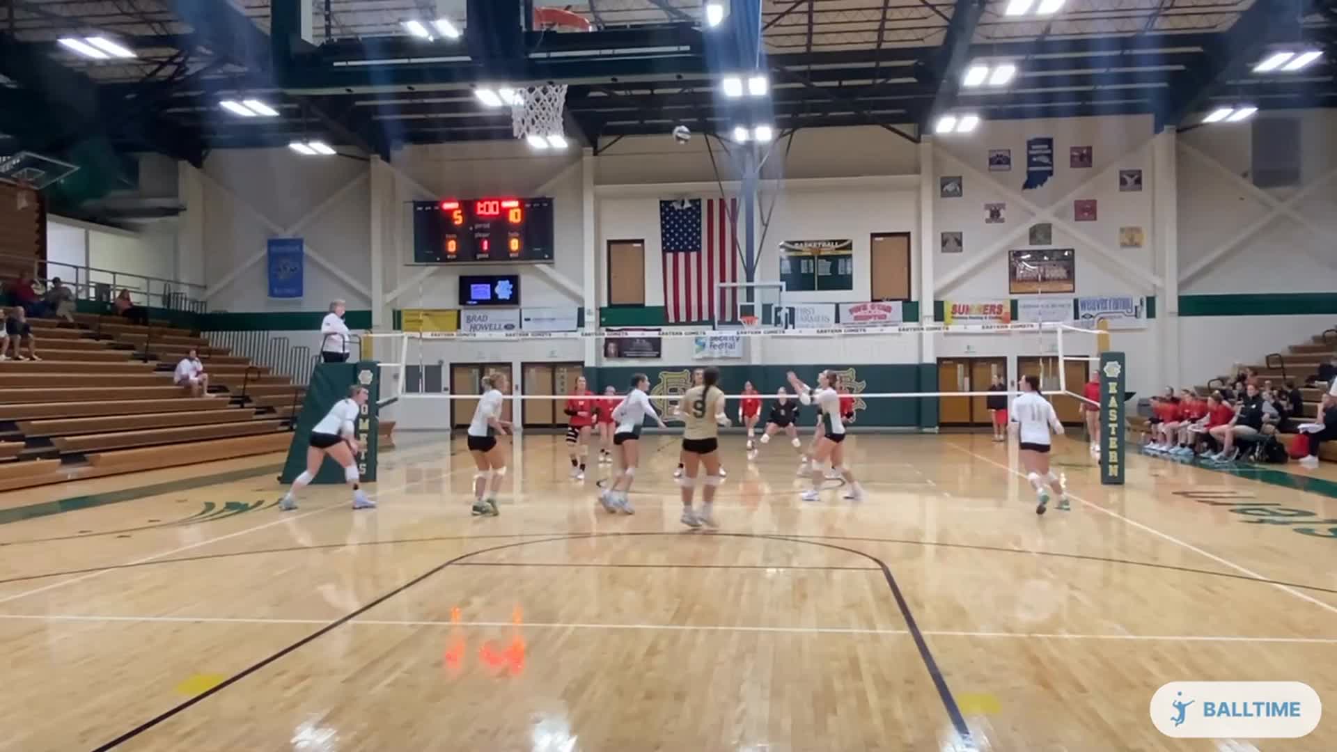 Volleyball Recap: Eastern Continues Road Dominance  on Tuesday