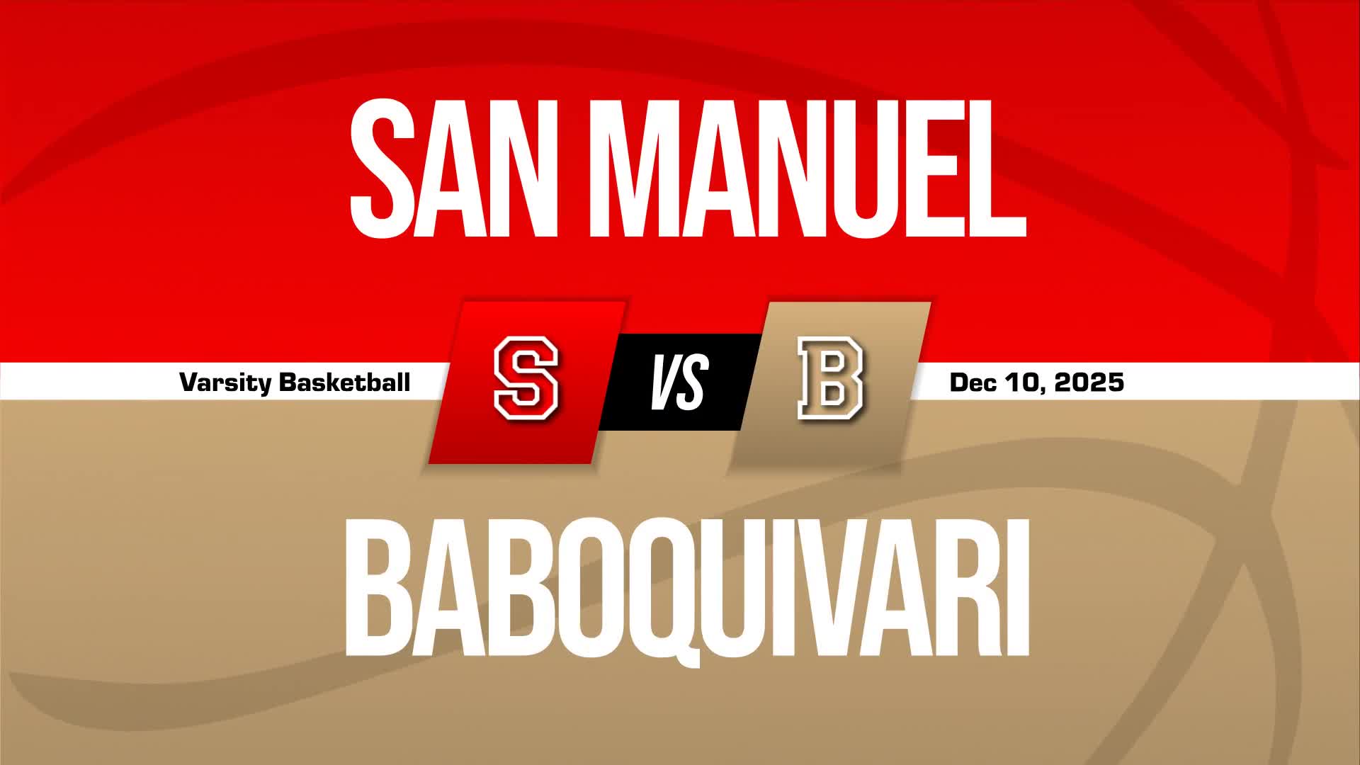 Basketball Recap: Baboquivari's Luck Changes for the Better  on Monday