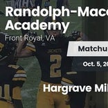 Football Game Recap: Hargrave Military Academy vs. Randolph-Maco