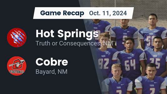 Football Recap: Cobre Comes Up Short