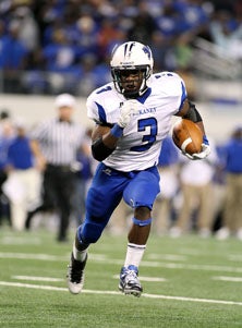 Trey Williams rushed for 197 yards
and three scores.