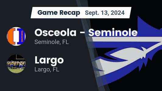 Football Game Preview: Largo Leaves Home