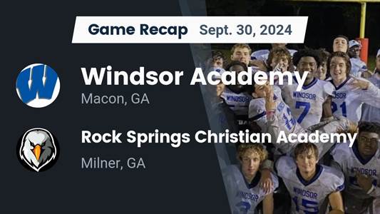 Football Game Preview: Windsor Academy Knights vs. Terrell Acade