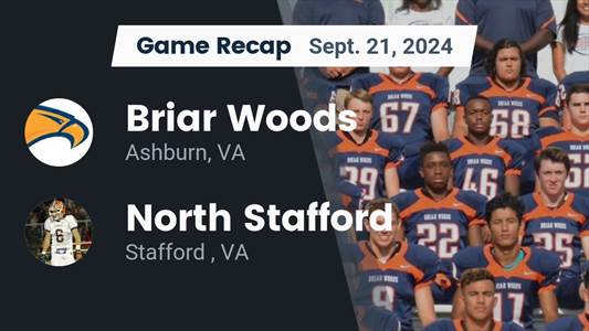 Football Game Preview: Briar Woods Falcons vs. Fort Hill Sentine
