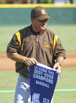 Max's father, and coach, Jim Stassi.
