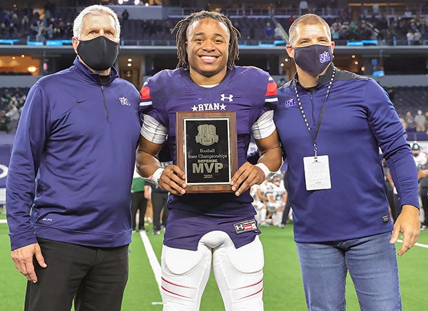 Ryan defensive back Ty Marsh was selected the game's Defensive MVP after recording an interception and forcing a fumble which he recovered.