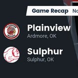 Football Game Recap: Sulphur Bulldogs vs. Plainview Indians