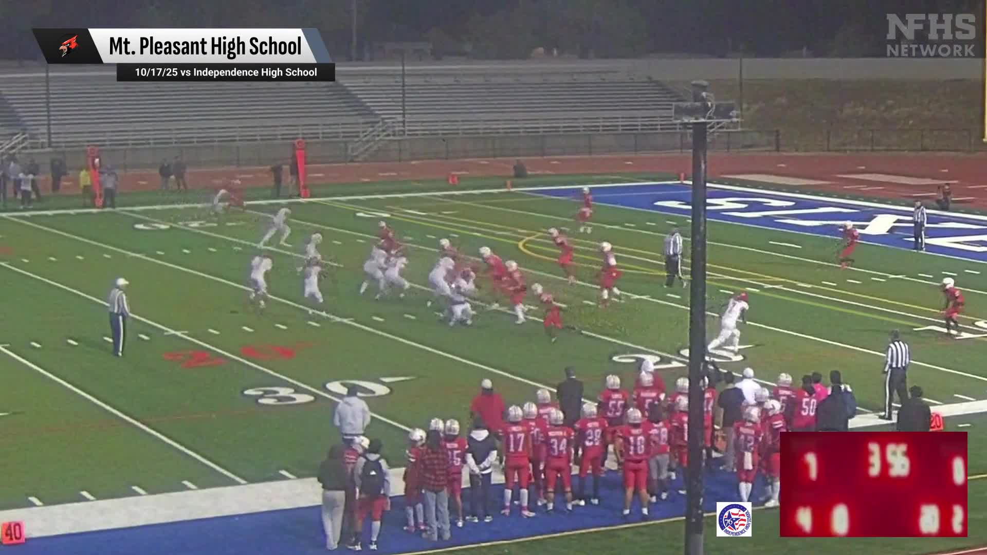 Football Recap: Mt. Pleasant Drops Season-High Score on James Lick