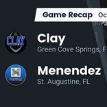 Football Game Recap: Clay Blue Devils vs. Matanzas Pirates