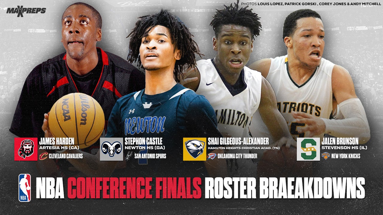 NBA conference finalists in high school