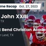 Football Game Recap: St. John XXIII Lions vs. Fort Bend Christian Academy Eagles
