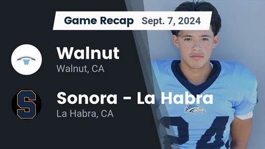 Football Game Preview: Walnut Hits the Road
