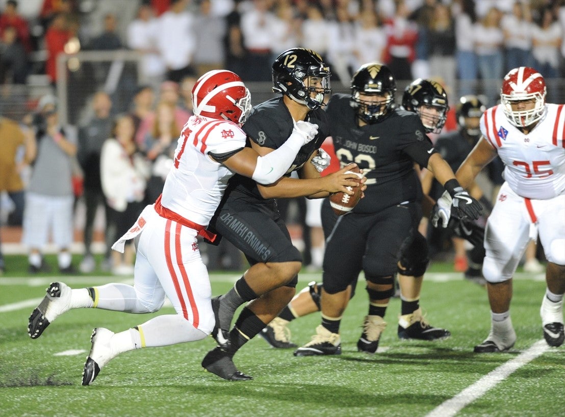 Mater Dei remained No. 1 after beating St. John Bosco on Friday.