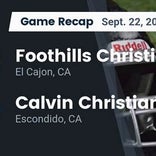 Football Game Recap: San Diego Jewish Academy Lions vs. Foothills Christian Knights