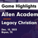 Basketball Game Preview: Legacy Christian Academy Warriors vs. Allen Academy Rams