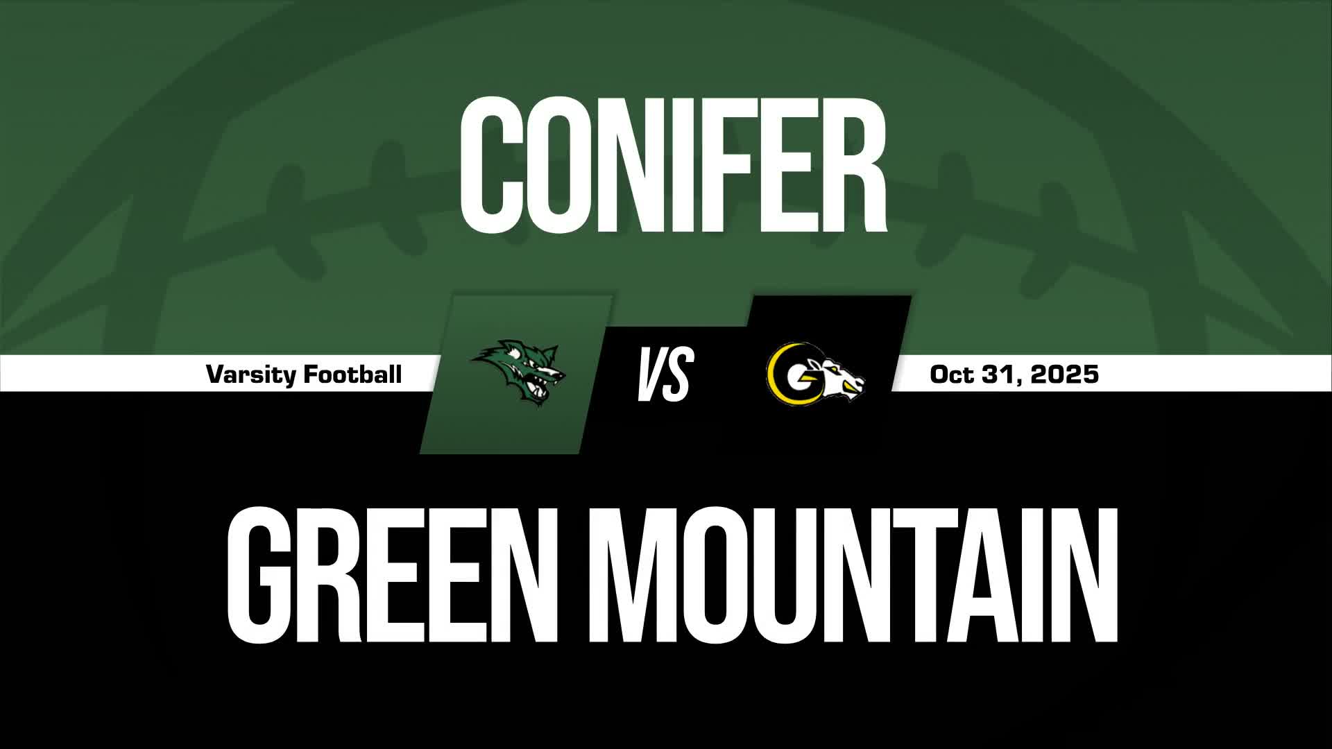 Football Game Preview: Conifer Lobos vs. Evergreen Cougars + How To Watch
