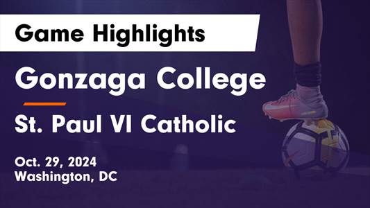 Soccer Game Preview: Gonzaga vs. Bishop McNamara