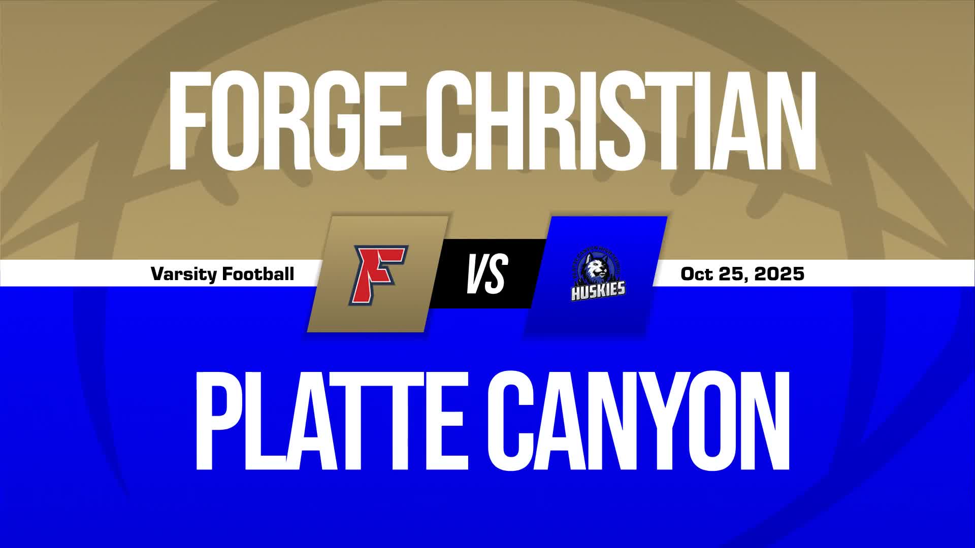 Football Game Preview: Forge Christian Fury vs. Denver Christian Thunder + How To Watch