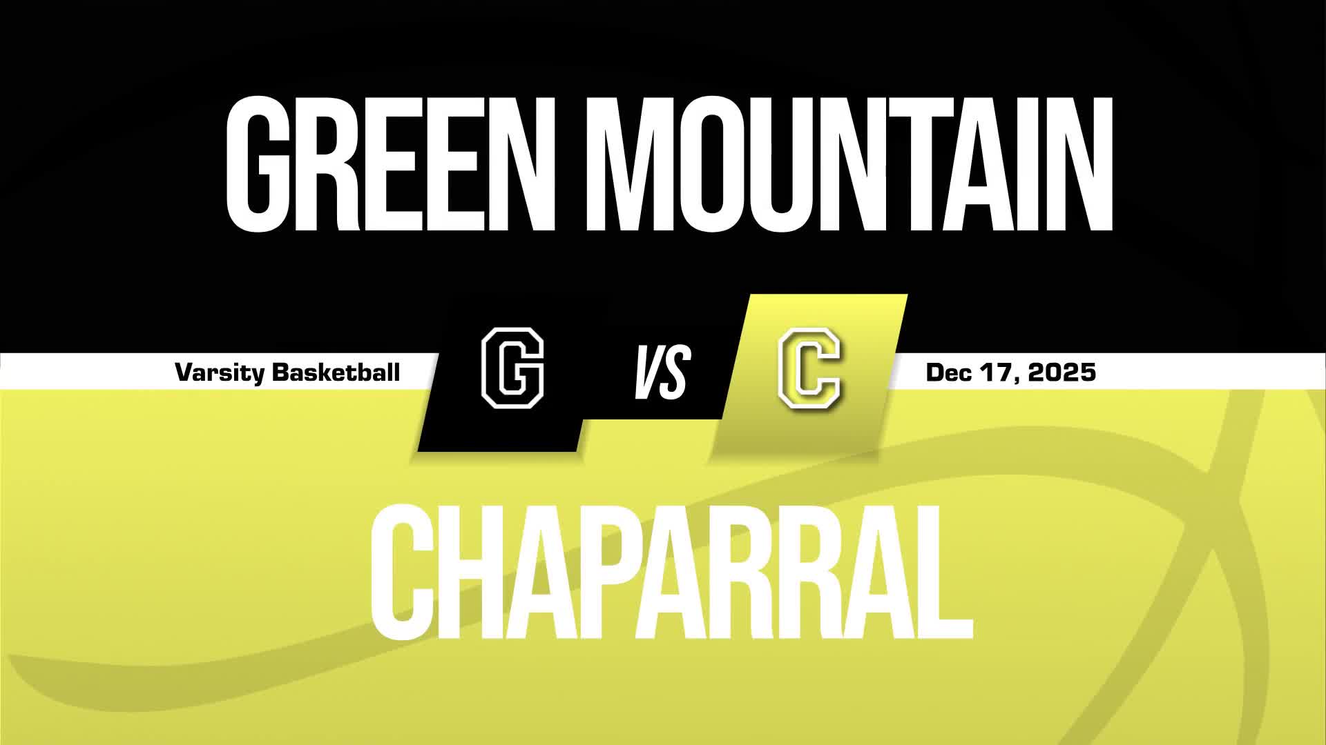 Basketball Recap: Green Mountain Beats Chaparral for Their Third Straight  Win + How To Watch