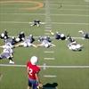 Video: Football team pulls ultimate prank on quarterback