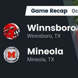 Winnsboro beats Mineola for their eighth straight win