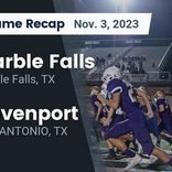 Football Game Recap: Marble Falls Mustangs vs. Davenport Wolves