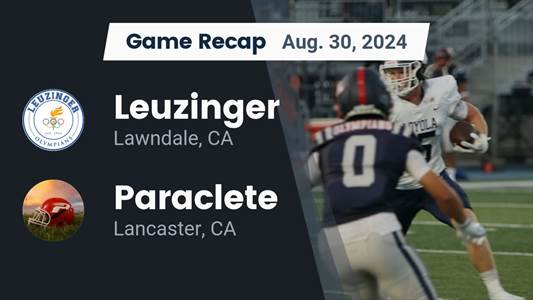 Football Recap: Joseph Mesa's Big Game Can't Quite Lead Paraclet