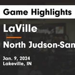 Basketball Game Recap: LaVille Lancers vs. North Judson-San Pierre Bluejays
