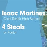Isaac Martinez Game Report: vs West Seattle