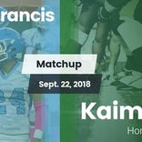 Football Game Recap: St. Francis vs. Kaimuki