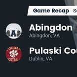 Football Game Recap: Abingdon vs. Christiansburg