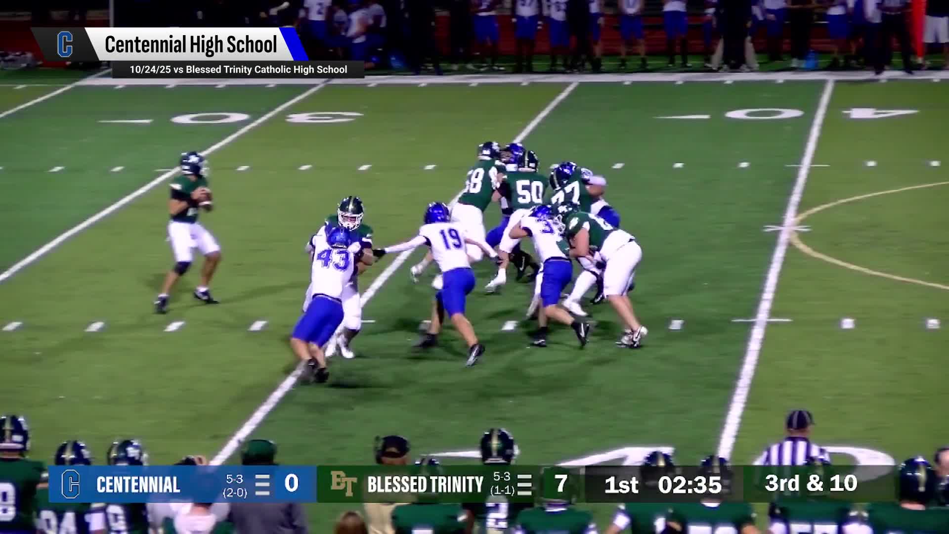 Football Recap: Jake Hickox and  Landon Brown Secure Win for Centennial + How To Watch