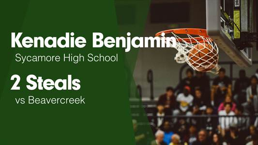 Kenadie Benjamin Game Report: vs Fairfield
