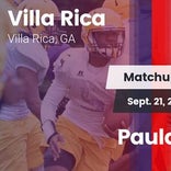 Football Game Recap: Villa Rica vs. Paulding County